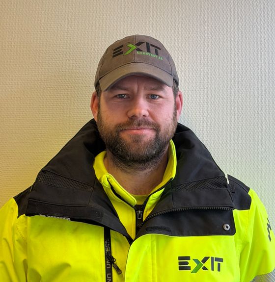 Portrett av Jan Arve Ersnes, montasjesjef i Exit Nordvest AS